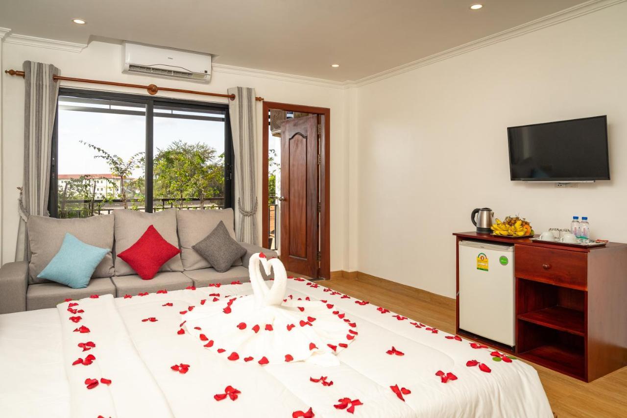 Apartamento de 400 m² con 1 habitación/es y 1 baño/s de uso privado, en Sala Kamreuk Ciudad de Siem Riep Exterior foto